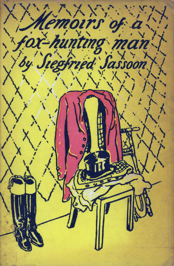 William Nicolson, dust jacket for Siegfried Sassoon's Memoirs of a Fox-Hunting Man, 1956